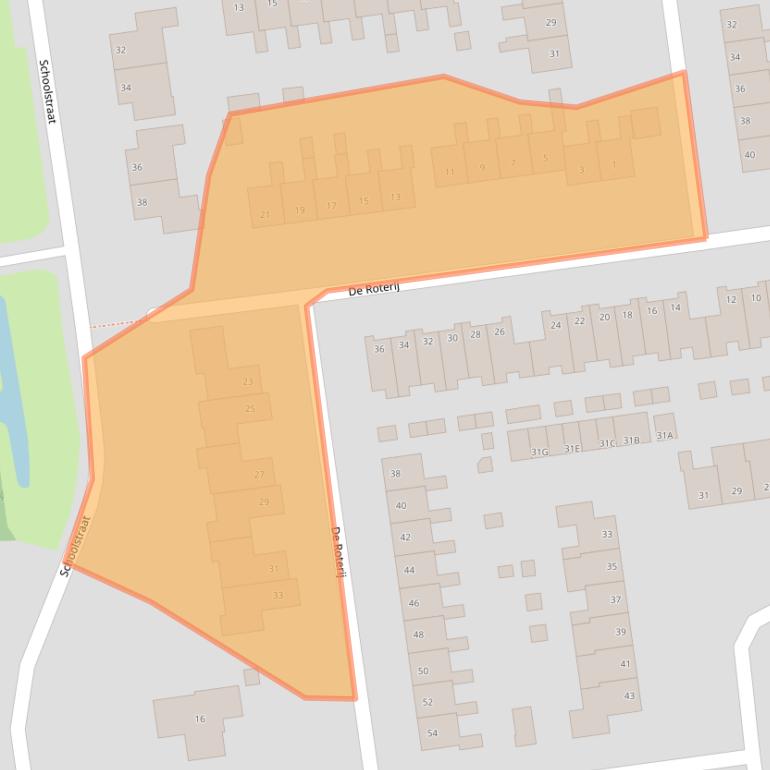 Kaart van postcodegebied 9781KN.