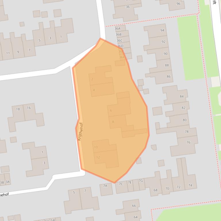 Kaart van postcodegebied 9781KW.