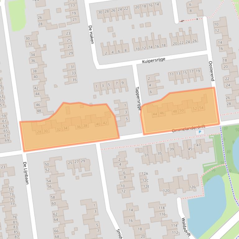 Kaart van postcodegebied 9781LD.