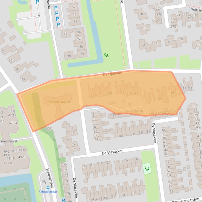 Kaart van postcodegebied 9781LJ.