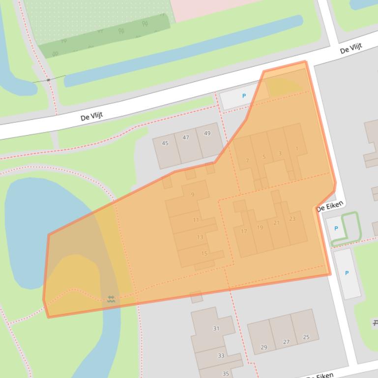 Kaart van postcodegebied 9781MA.