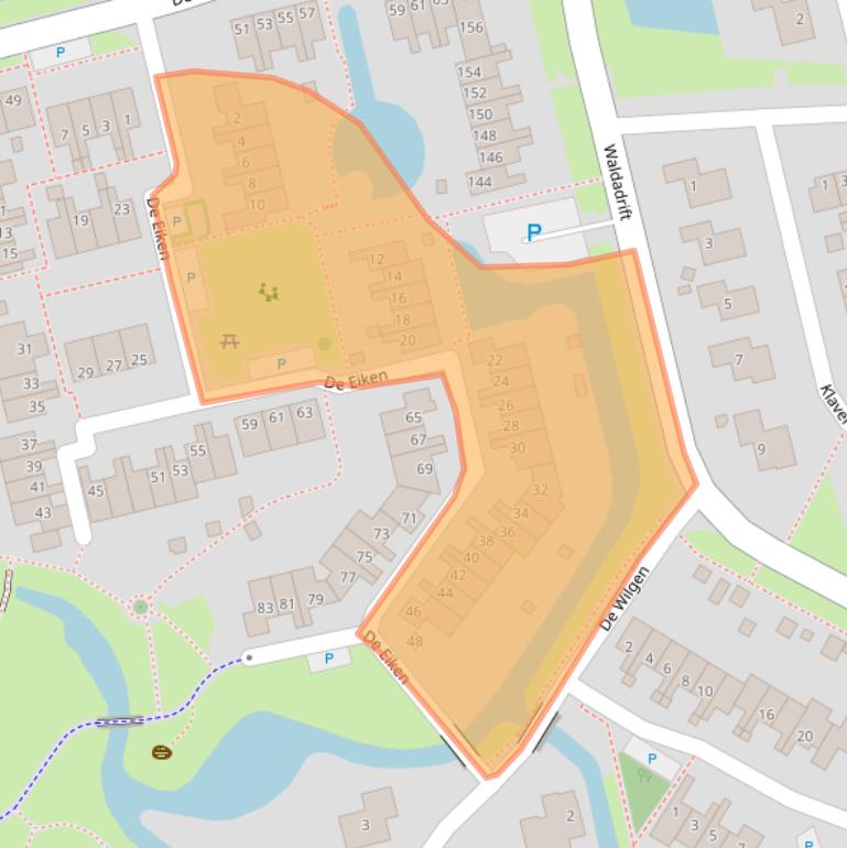 Kaart van postcodegebied 9781MD.