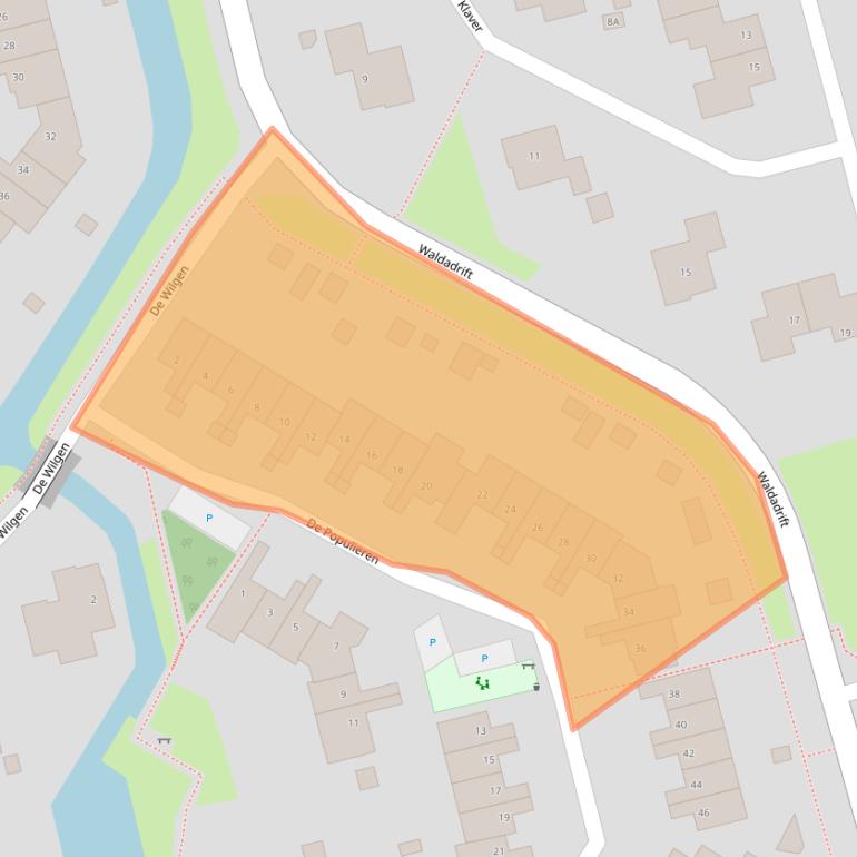 Kaart van postcodegebied 9781MJ.