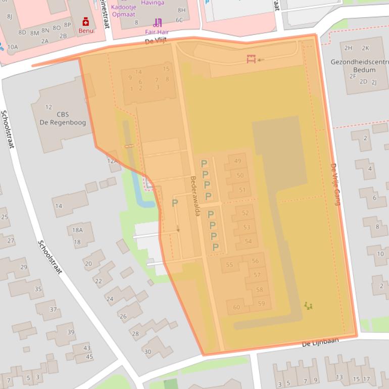 Kaart van postcodegebied 9781NT.