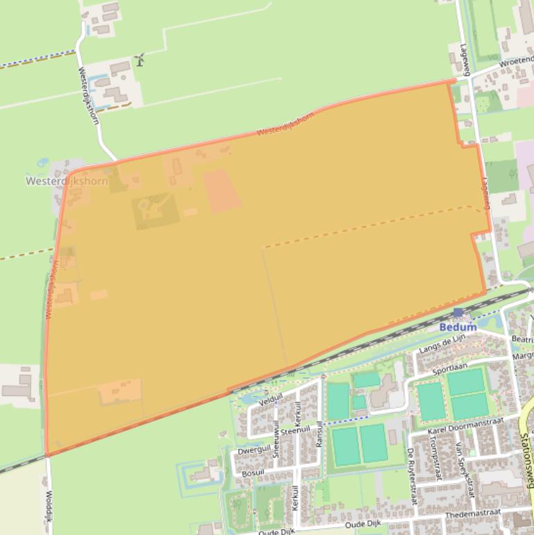 Kaart van postcodegebied 9781TH.