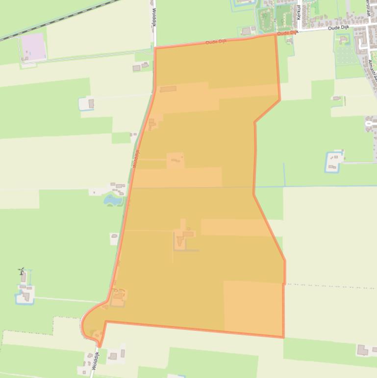 Kaart van postcodegebied 9781TK.