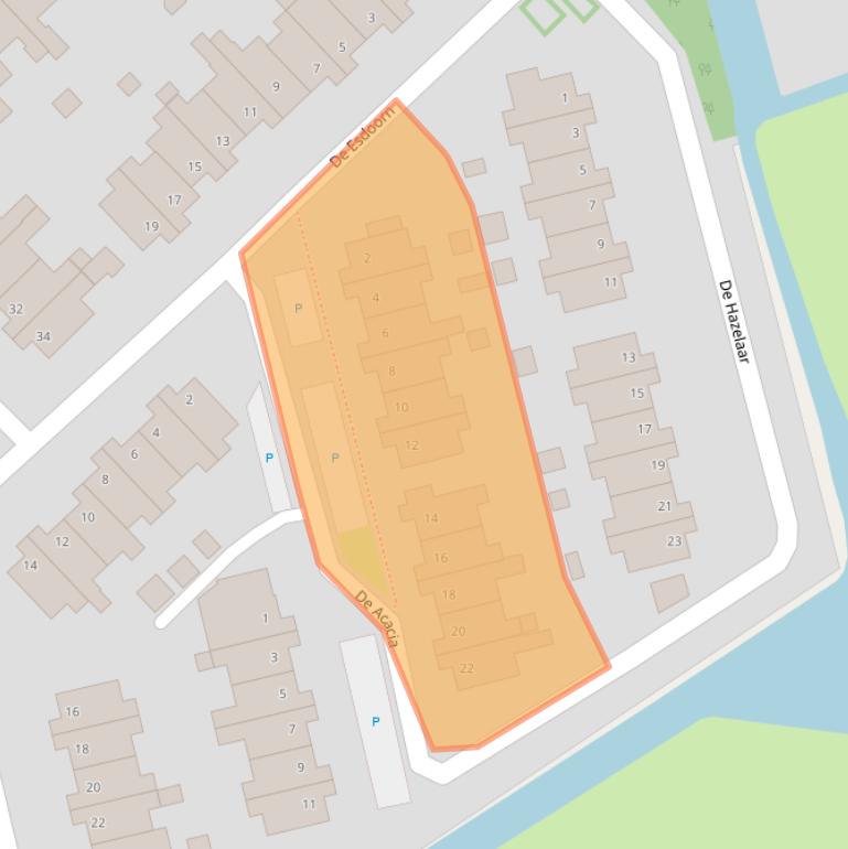 Kaart van postcodegebied 9781VG.