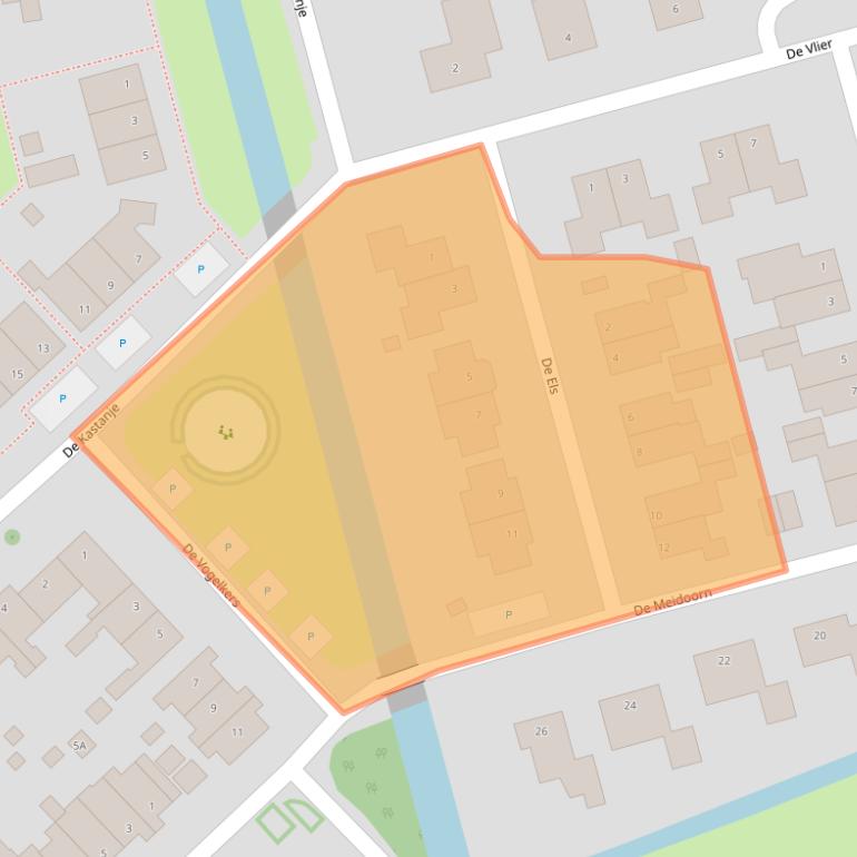 Kaart van postcodegebied 9781VN.