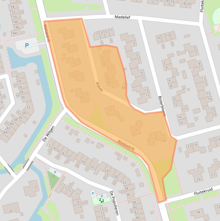 Kaart van postcodegebied 9781VZ.