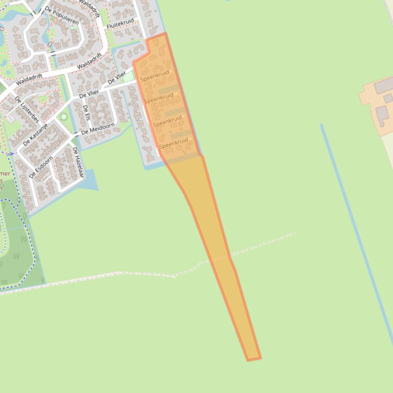 Kaart van postcodegebied 9781WB.