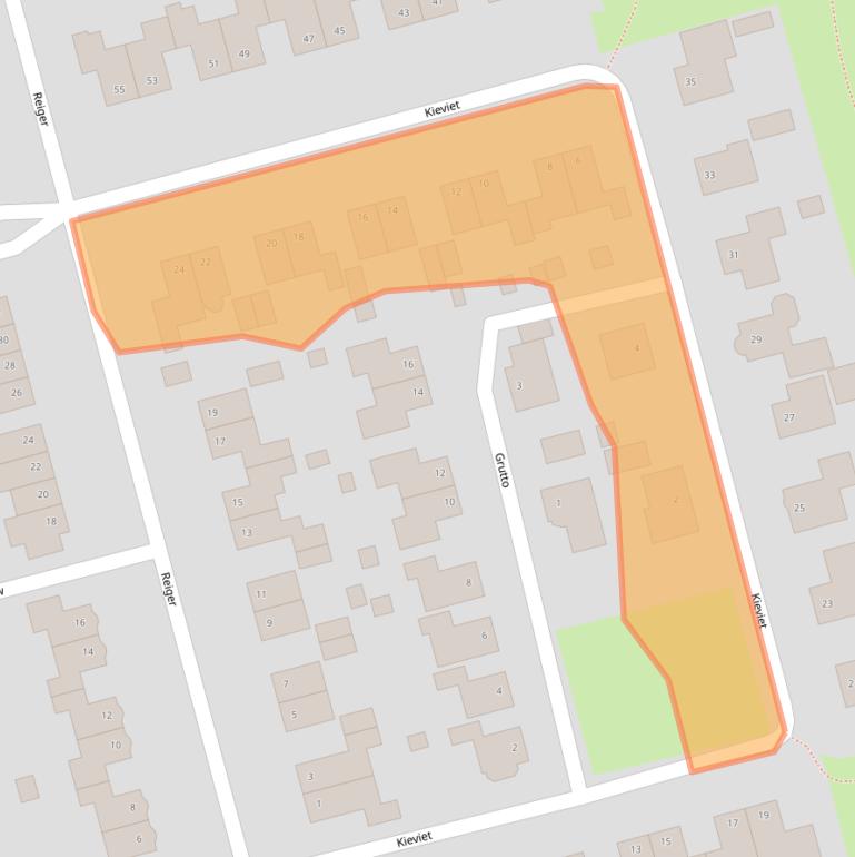 Kaart van postcodegebied 9781XB.