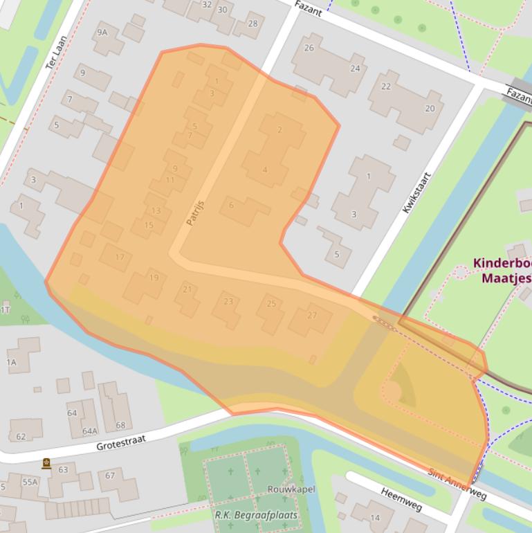 Kaart van postcodegebied 9781XM.