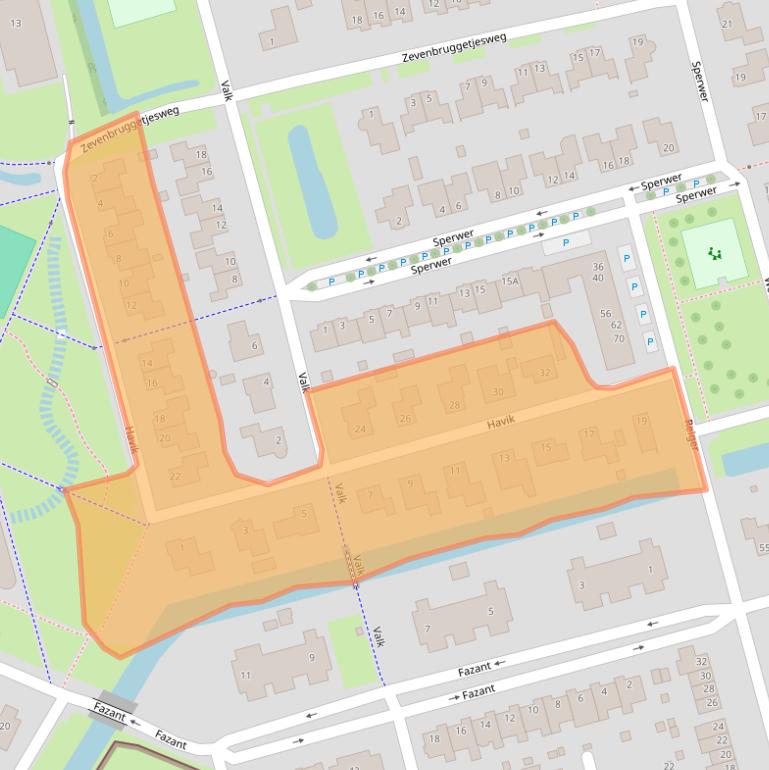 Kaart van postcodegebied 9781XT.