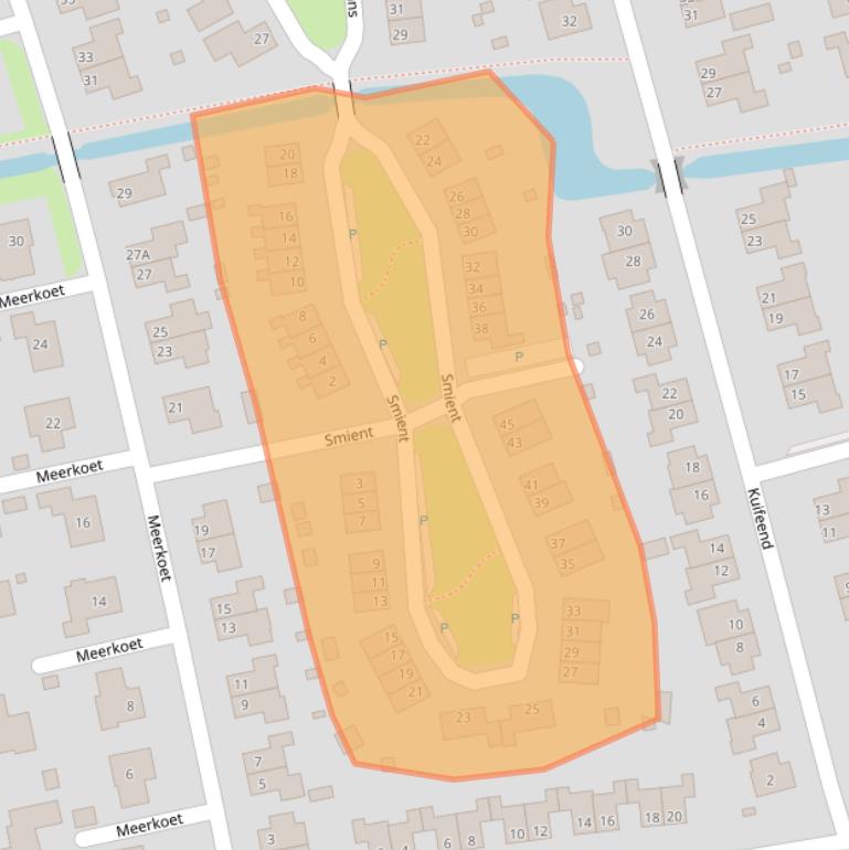 Kaart van postcodegebied 9781ZK.