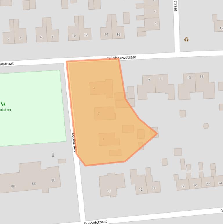 Kaart van postcodegebied 9785BC.