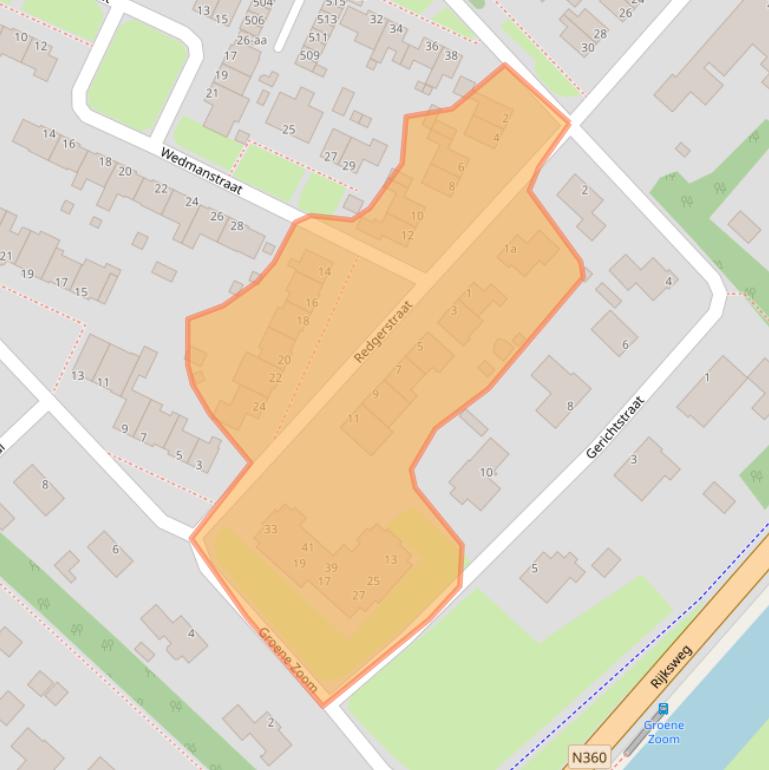 Kaart van postcodegebied 9791BH.