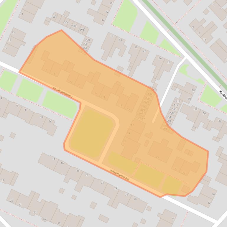 Kaart van postcodegebied 9791BJ.
