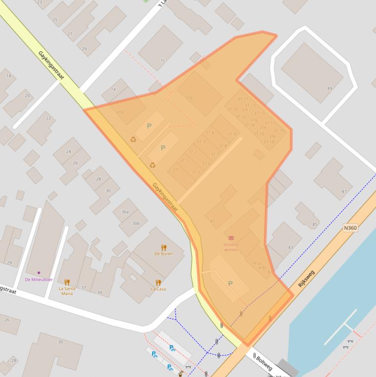 Kaart van postcodegebied 9791CG.