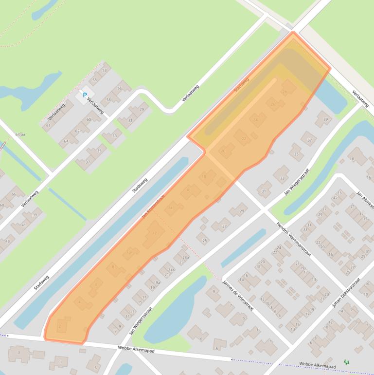 Kaart van postcodegebied 9791DP.