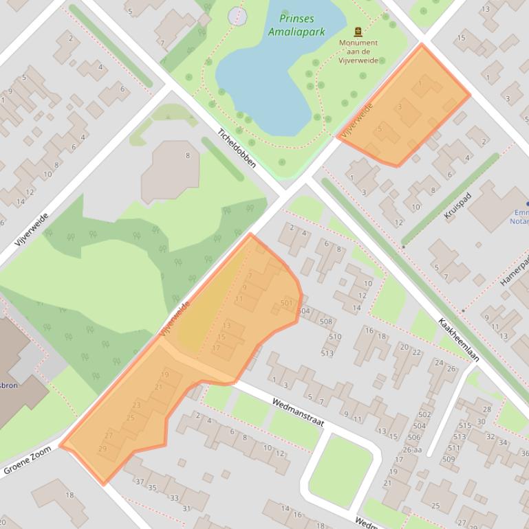 Kaart van postcodegebied 9791EA.