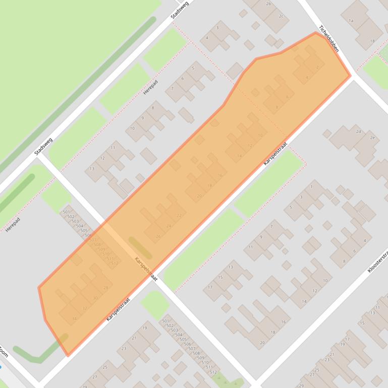 Kaart van postcodegebied 9791EJ.