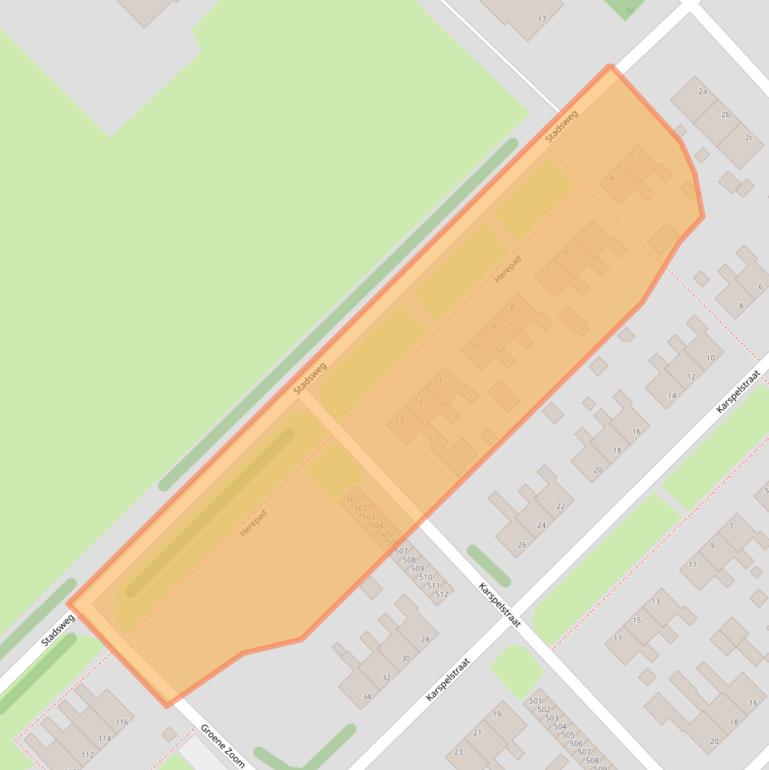 Kaart van postcodegebied 9791EK.