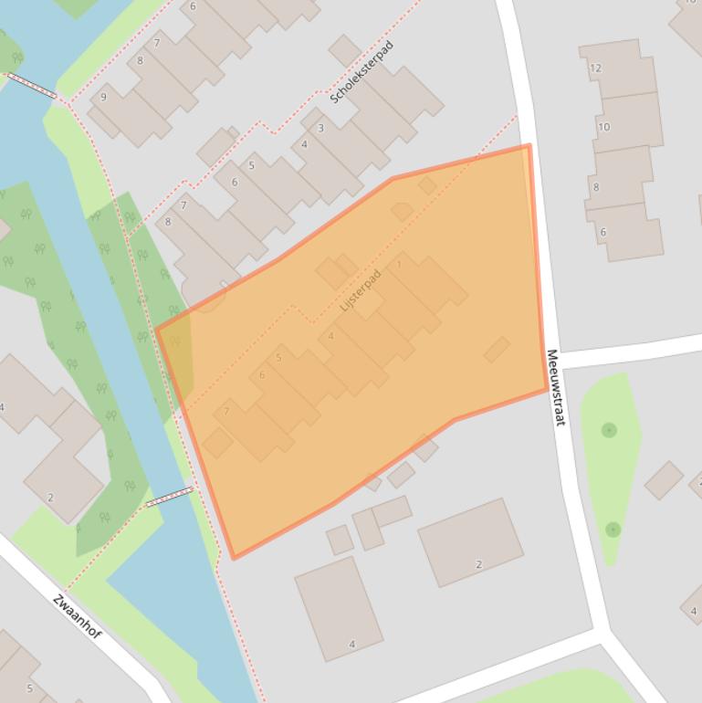 Kaart van postcodegebied 9791EL.