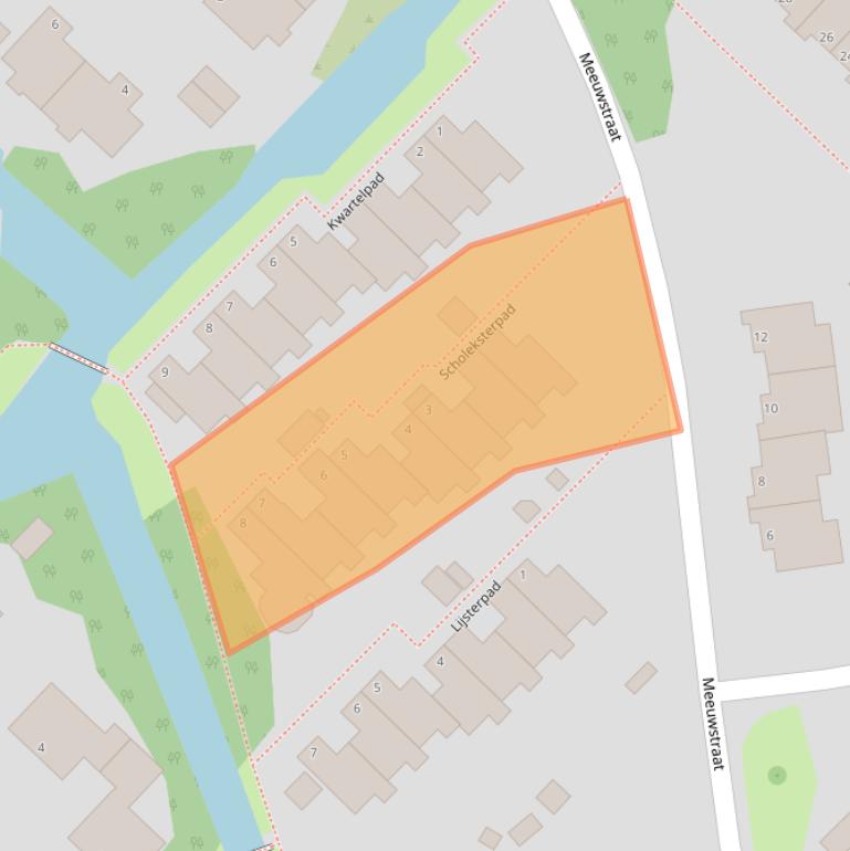 Kaart van postcodegebied 9791EN.