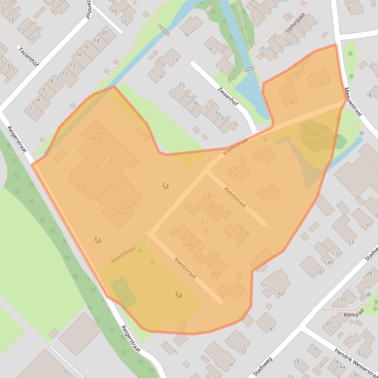 Kaart van postcodegebied 9791ER.