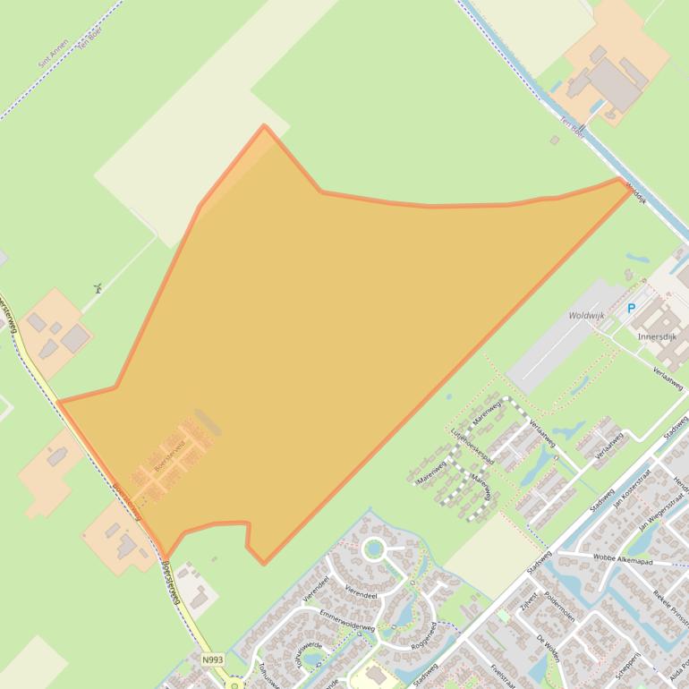 Kaart van postcodegebied 9791HC.