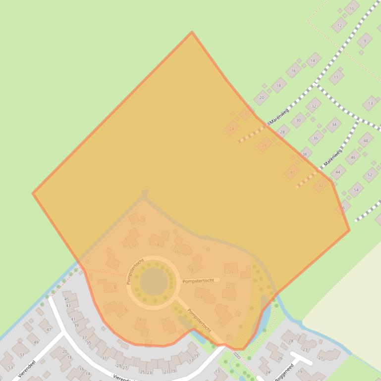 Kaart van postcodegebied 9791JJ.