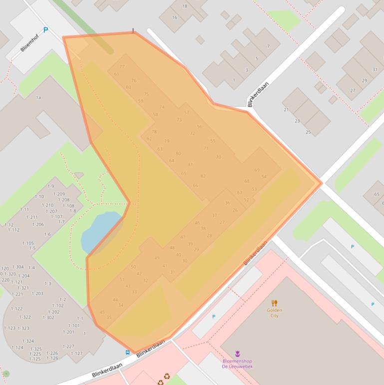 Kaart van postcodegebied 9791LB.