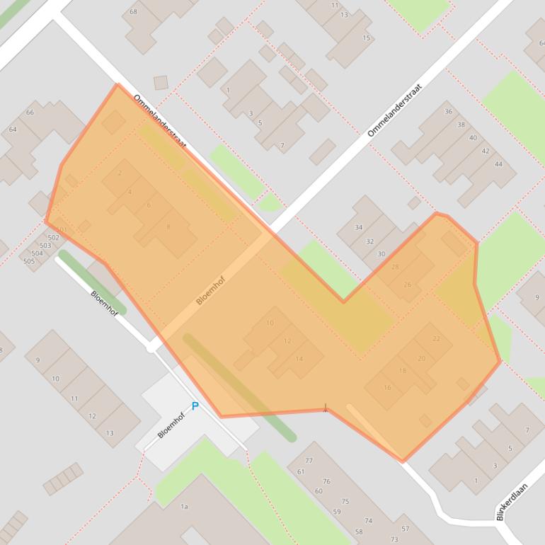 Kaart van postcodegebied 9791LJ.