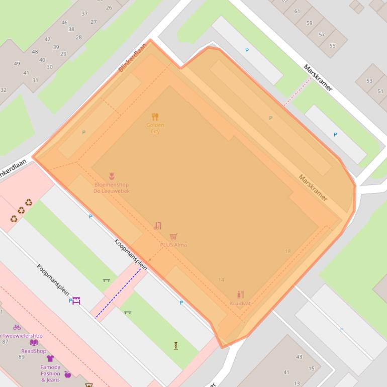 Kaart van postcodegebied 9791MA.