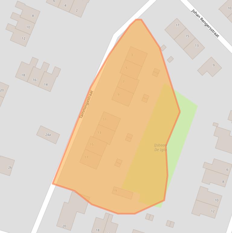 Kaart van postcodegebied 9792PP.