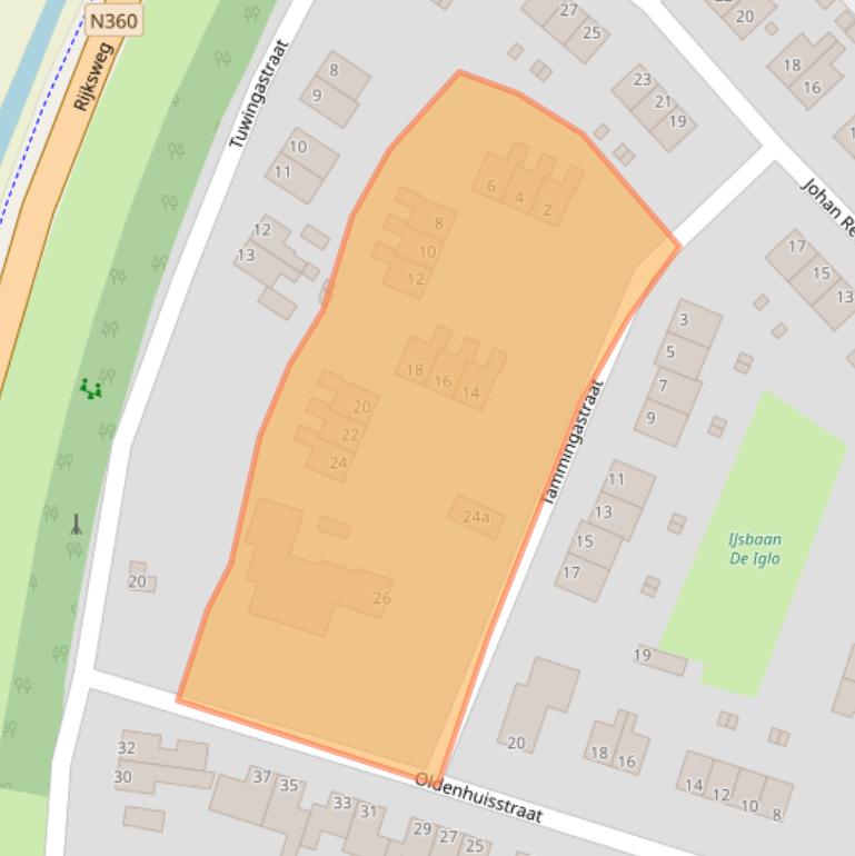 Kaart van postcodegebied 9792PR.