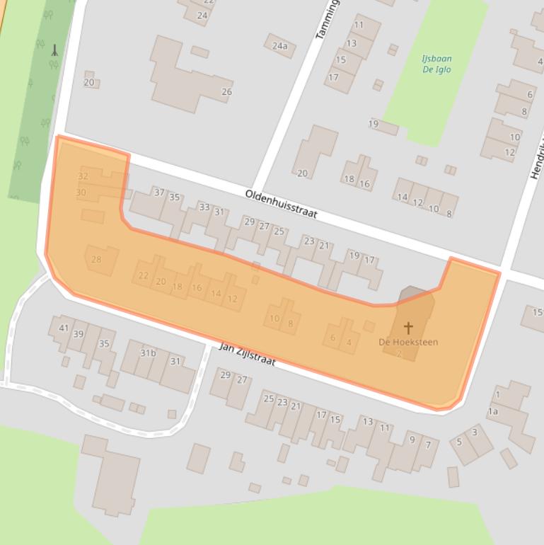 Kaart van postcodegebied 9792PV.