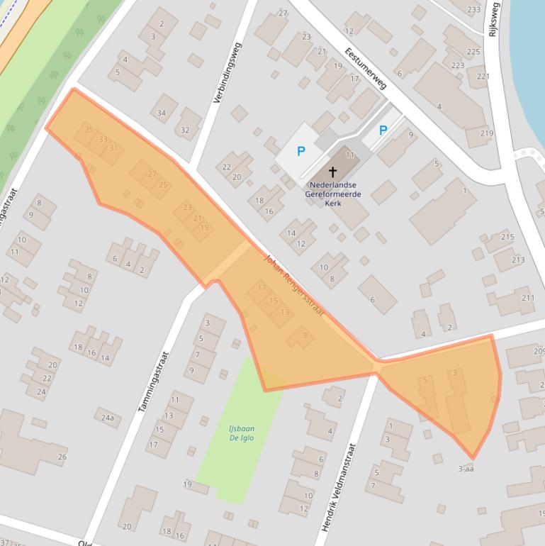 Kaart van postcodegebied 9792PW.