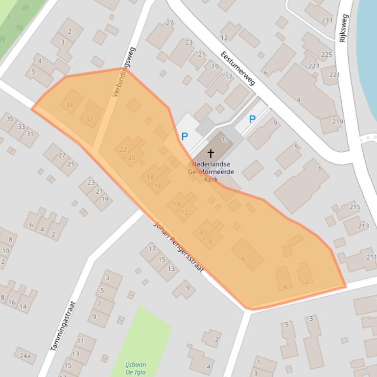 Kaart van postcodegebied 9792PX.