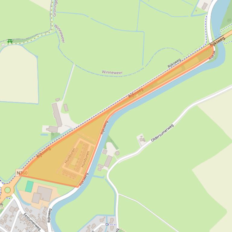 Kaart van postcodegebied 9792PZ.