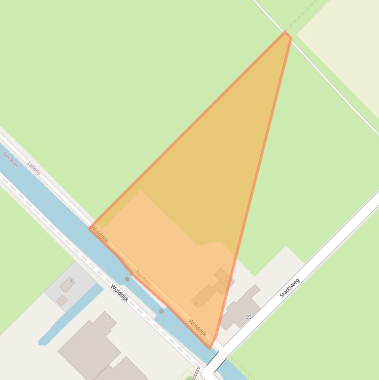 Kaart van postcodegebied 9792RH.