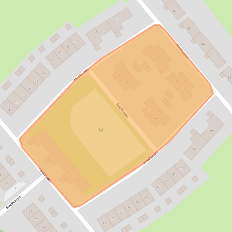 Kaart van postcodegebied 9792SC.