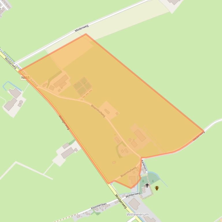 Kaart van postcodegebied 9792TD.