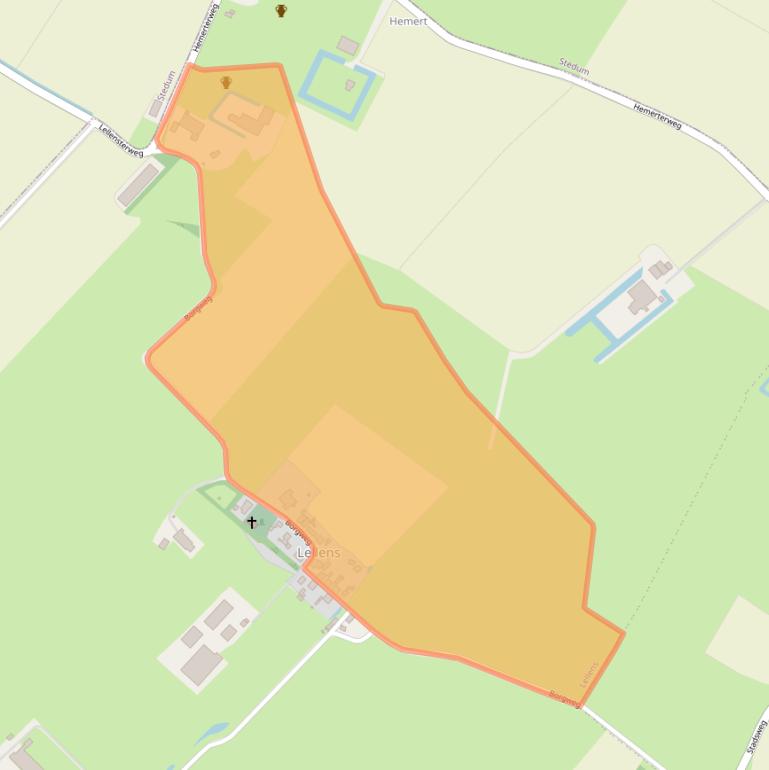 Kaart van postcodegebied 9794PB.