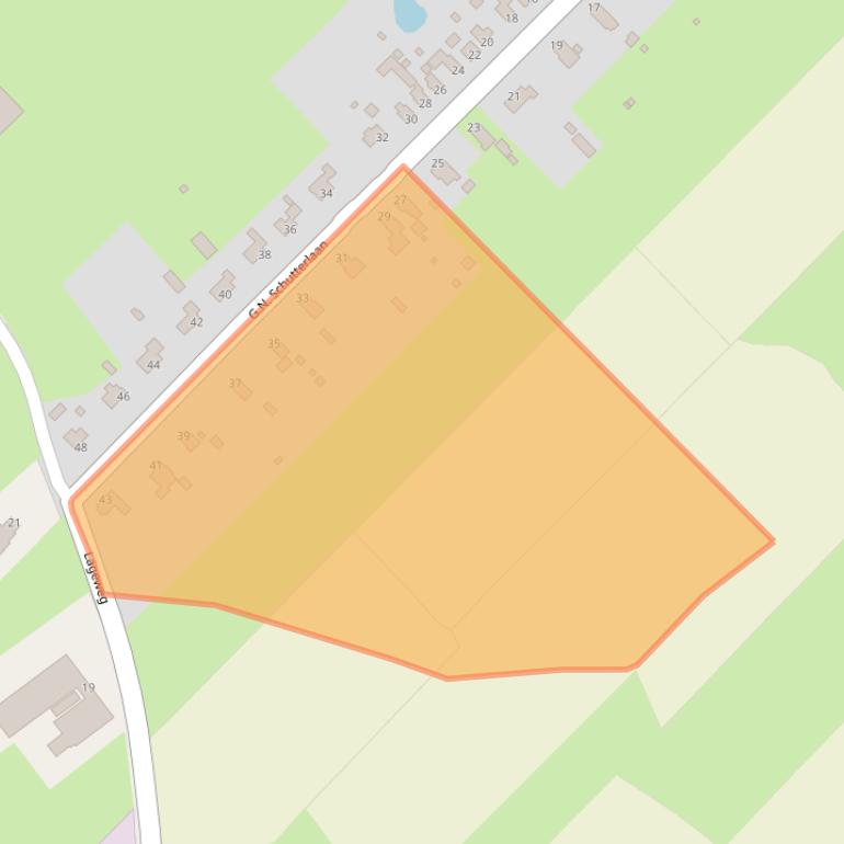 Kaart van postcodegebied 9797PB.