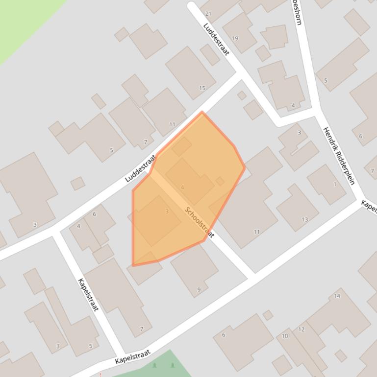 Kaart van postcodegebied 9797PN.