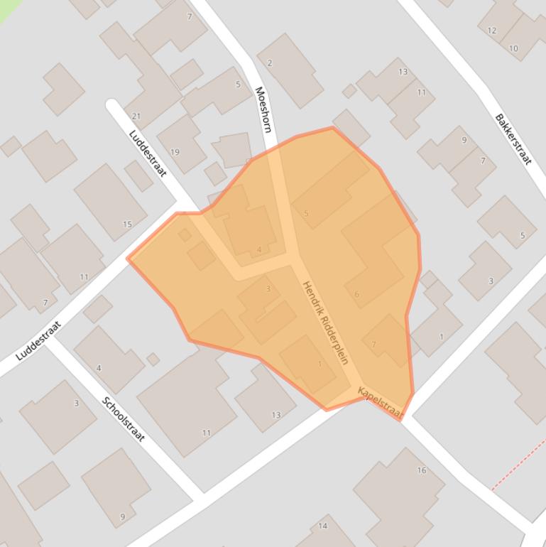 Kaart van postcodegebied 9797PP.