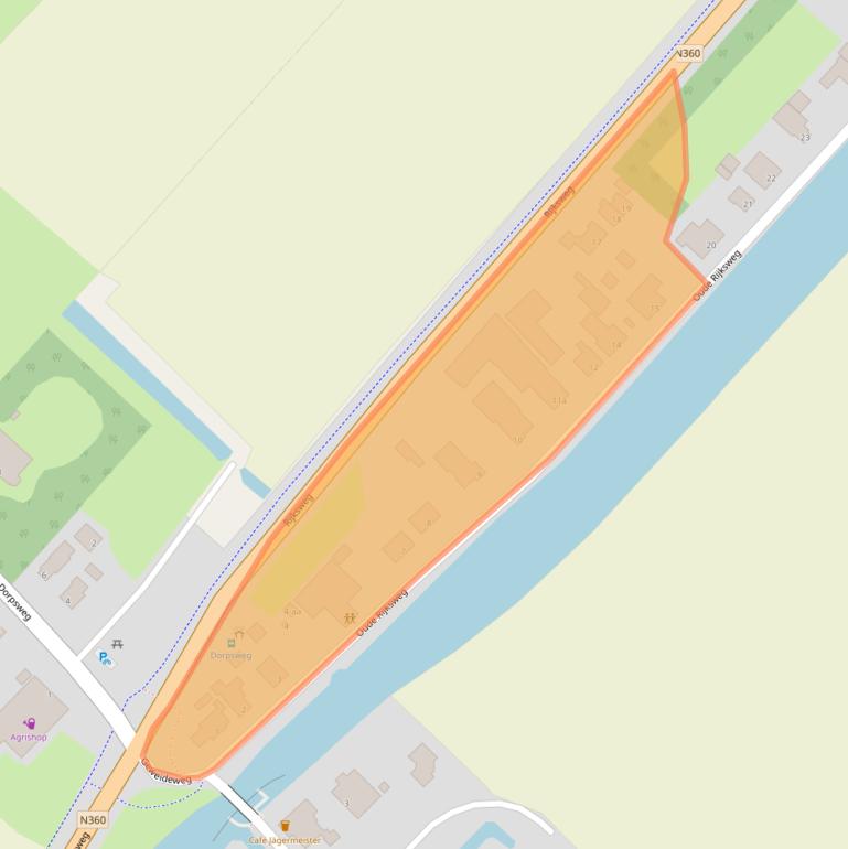 Kaart van postcodegebied 9798PA.