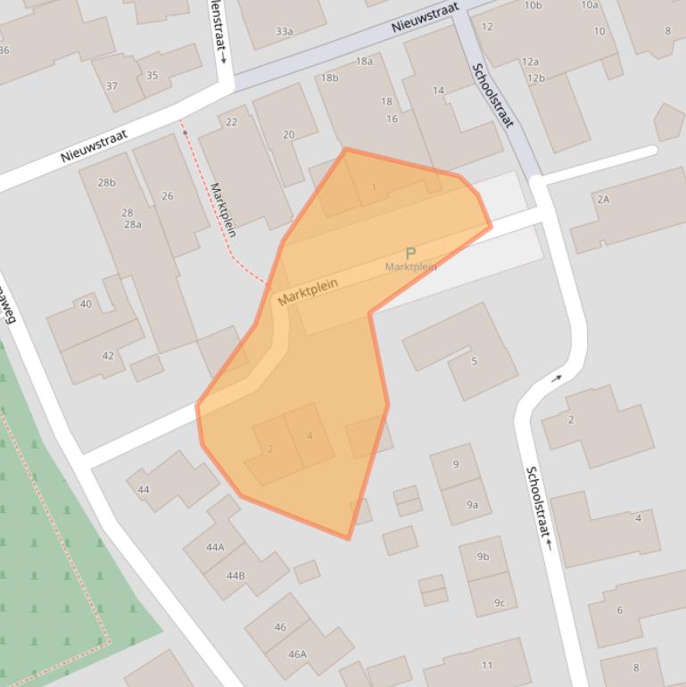 Kaart van postcodegebied 9801CZ.