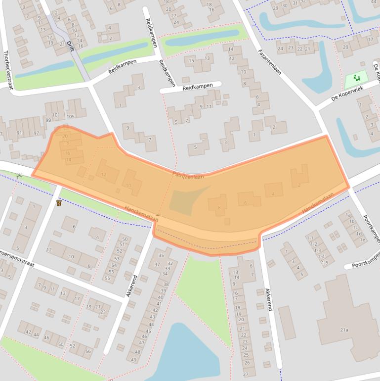 Kaart van postcodegebied 9801JL.